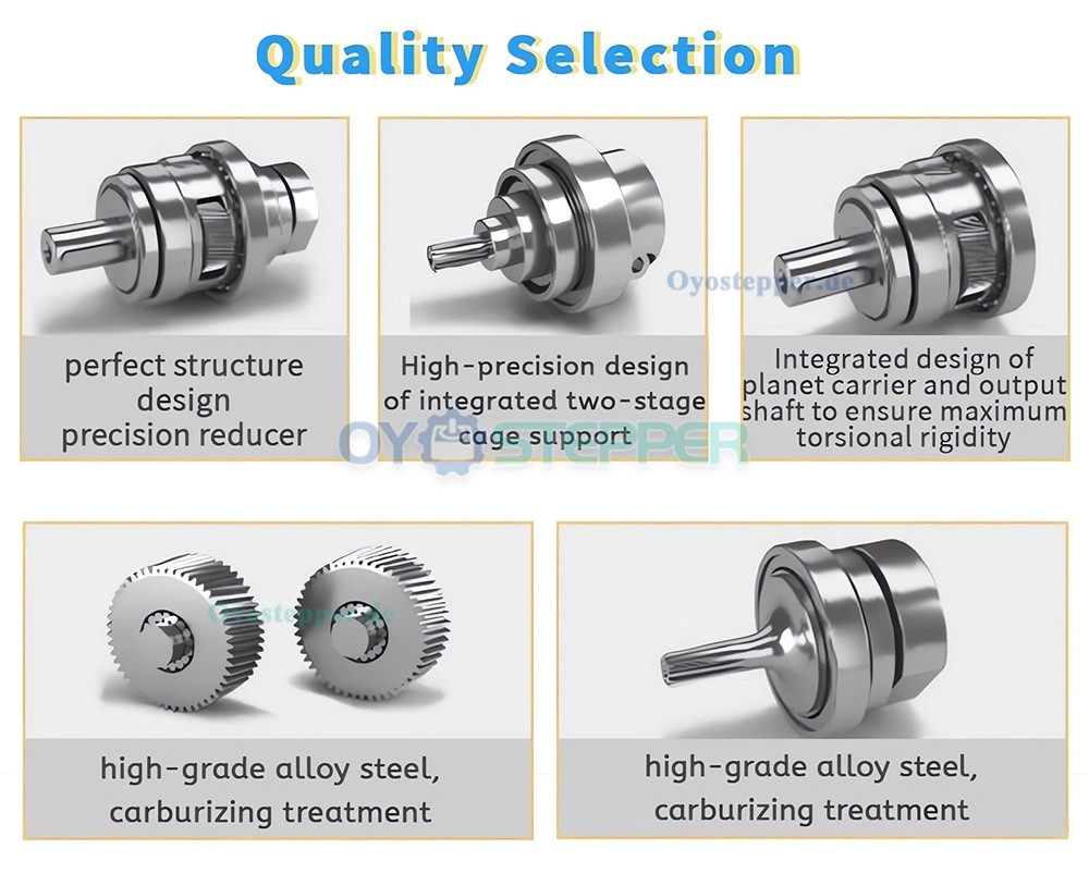 PLMG060 Winkel-Planetengetriebe f&uuml;r Nema 23 Schrittmotor / 60mm Servomotor